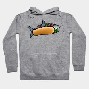 Hot Dog Shark Hoodie